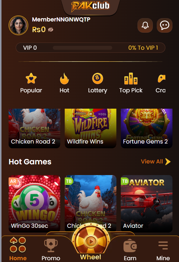 Pakclub game